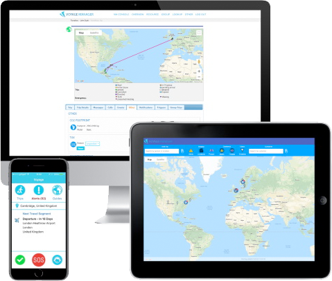 Sophisticated travel tracking and security software